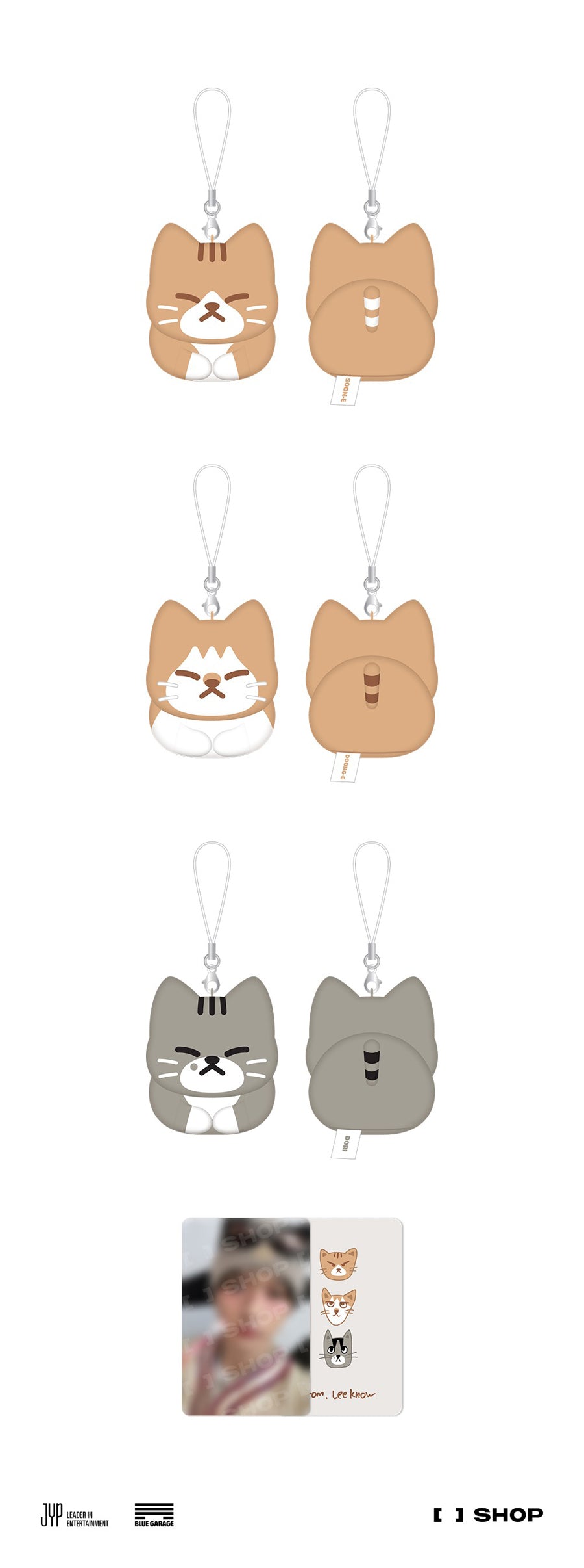 Stray kids dominATE : celebrATE MD SOON-DOONG-DORI KEYRING SET by Lee Know