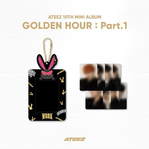 ATEEZ [GOLDEN HOUR : Part.1] OFFICIAL MD PHOTO CARD HOLDER SET