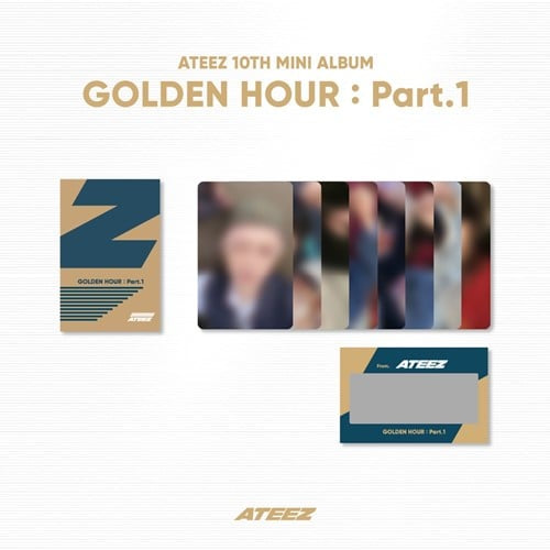 ATEEZ [GOLDEN HOUR : Part.1] OFFICIAL MD PHOTO & SCRATCH CARD Z SET