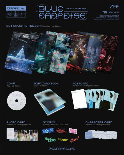 ZEROBASEONE – The 5th Mini Album [BLUE PARADISE] (ZEROSE Ver.)