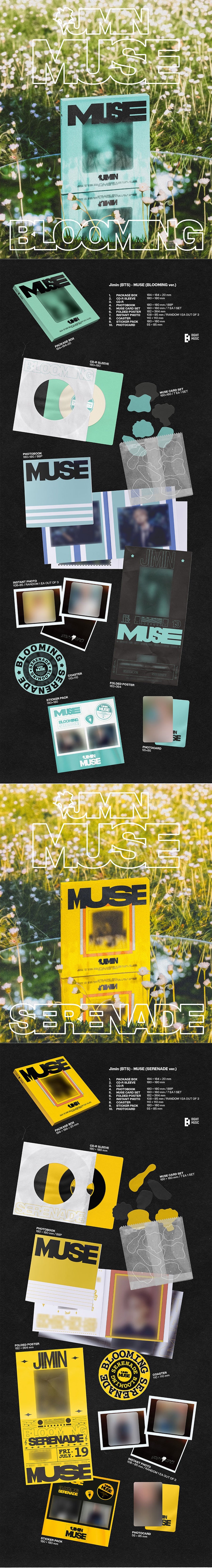 [WEVERSE POB] Jimin (BTS) – [MUSE] (Set)