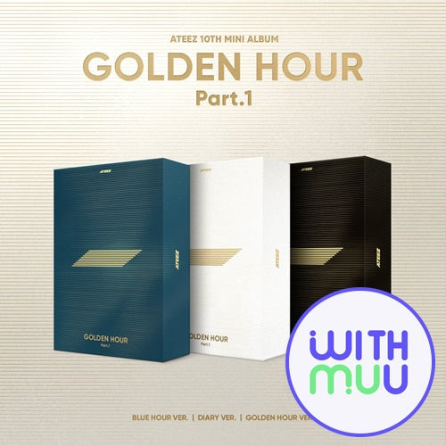 [Pre-order] [WITHMUU POB] ATEEZ – 10th Mini Album [GOLDEN HOUR : Part.1]