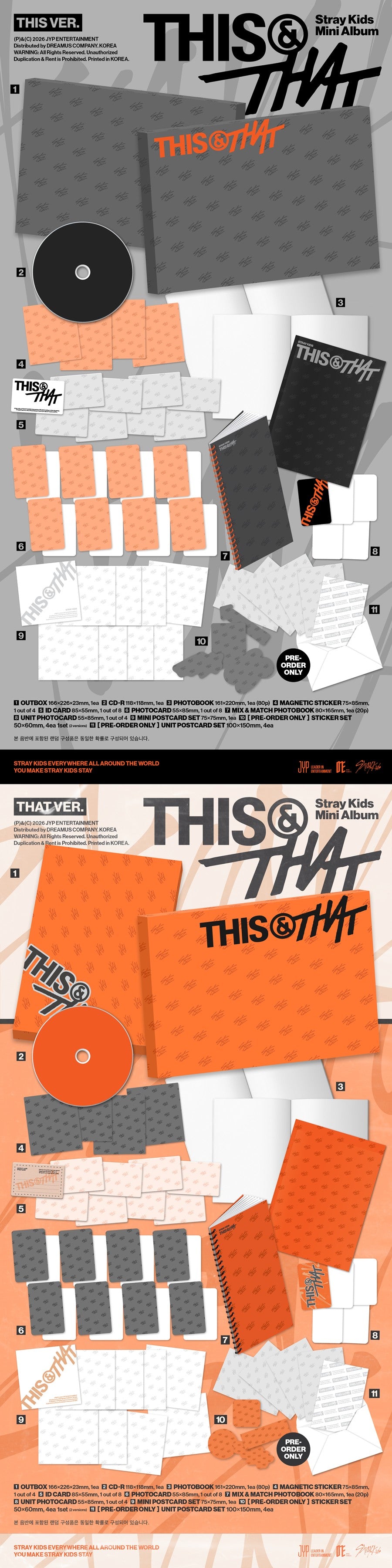 [Aladin POB] Stray Kids – Mini Album [THIS & THAT] (THIS VER., THAT VER.)