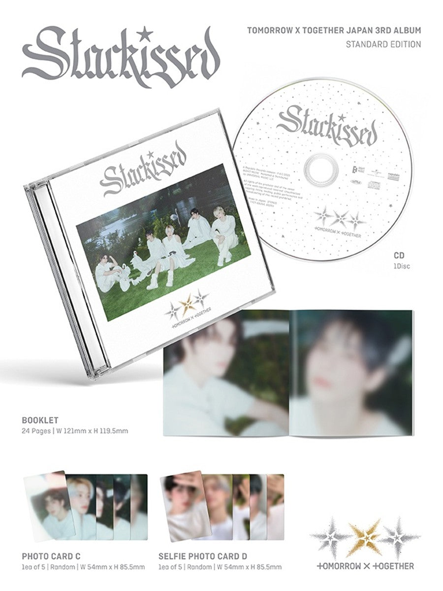 [WEVERSE POB] TXT – JP 3rd Album [Starkissed] 3 SET