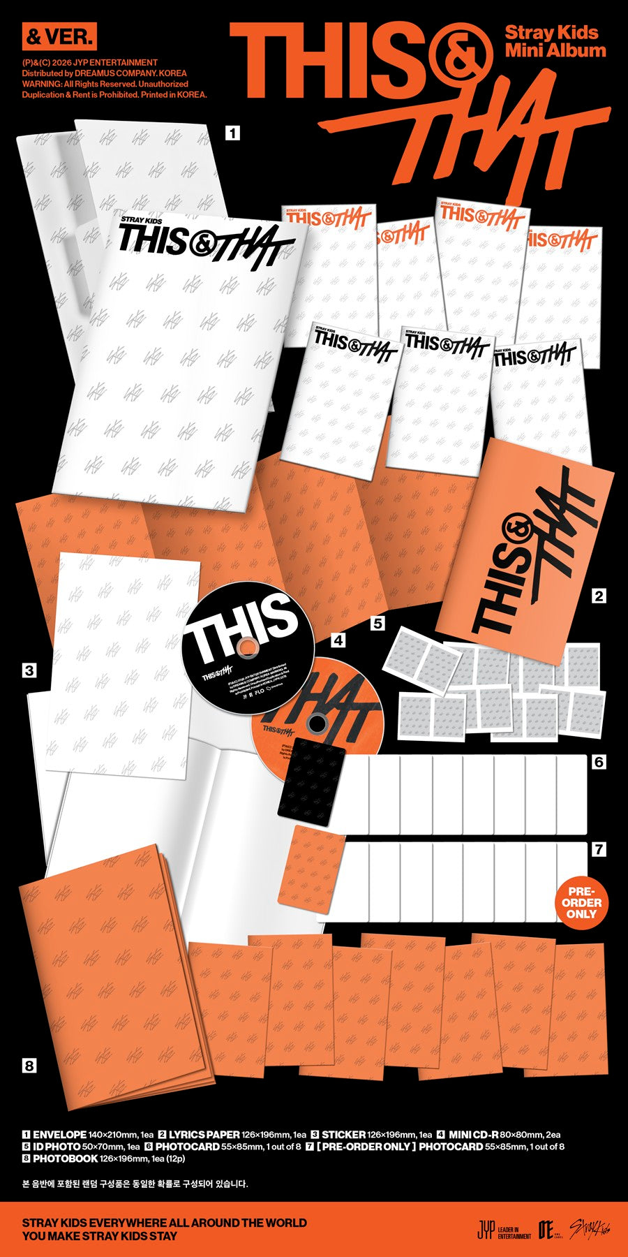 [Aladin POB] Stray Kids – Mini Album [THIS & THAT] (& VER.)