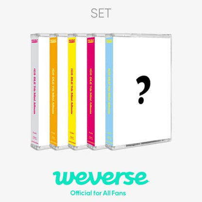 [WEVERSE POB] (G)I-DLE – 7th Mini Album [I SWAY] (Special Ver.) (Set)