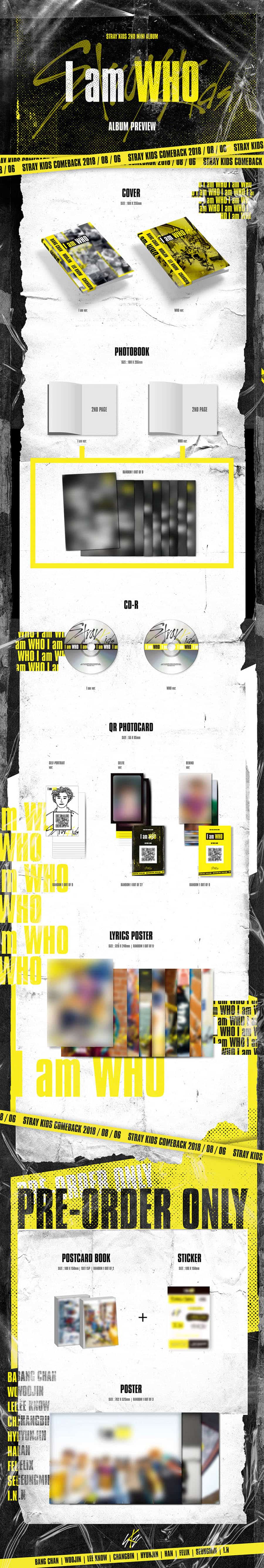 STRAY KIDS – 2nd Minialbum [I am WHO]