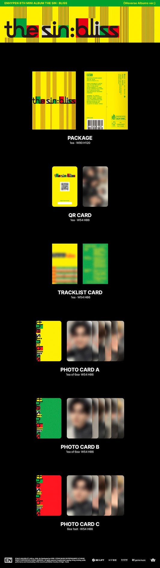 ENHYPEN – [THE SIN : BLISS] (Weverse Albums ver.)