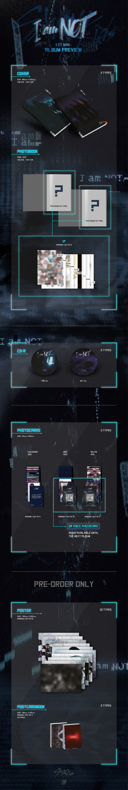 STRAY KIDS – 1st Mini album [I am NOT]