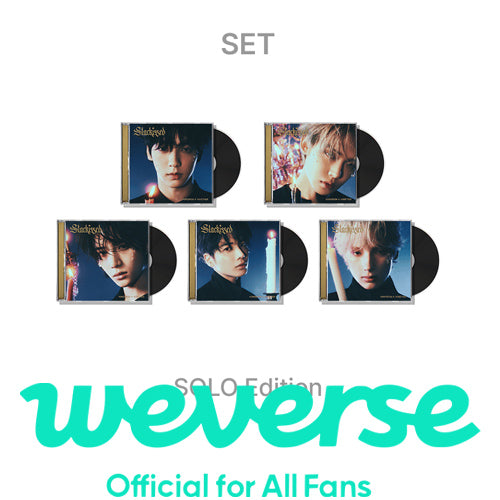 [WEVERSE POB] TXT – JP 3rd Album [Starkissed] MEMBER SOLO Edition 5 SET