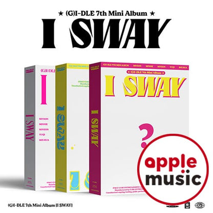 [applemusic POB] (G)I-DLE – 7th Mini Album [I SWAY] (Set)