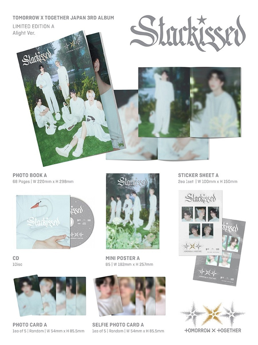 [WEVERSE POB] TXT – JP 3rd Album [Starkissed] Limited Edition A
