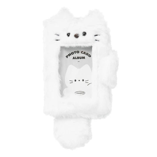 OPEN PHOTOCARD BOOK WHITE CAT