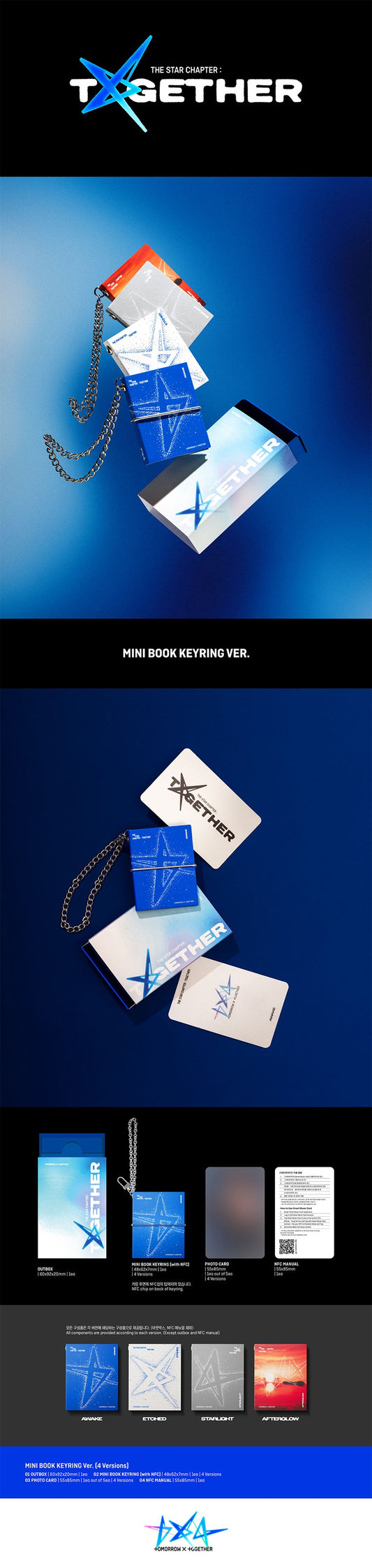 TXT – The Star Chapter [TOGETHER] (Mini Book Keyring Ver.)