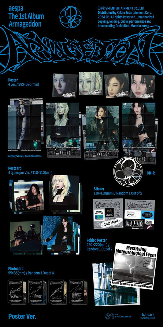 aespa – The 1st Album [Armageddon] (Poster Ver.)