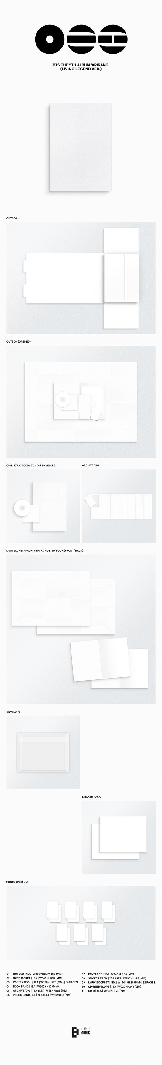 BTS – The 5th Album [ARIRANG] (Living Legend Ver.)