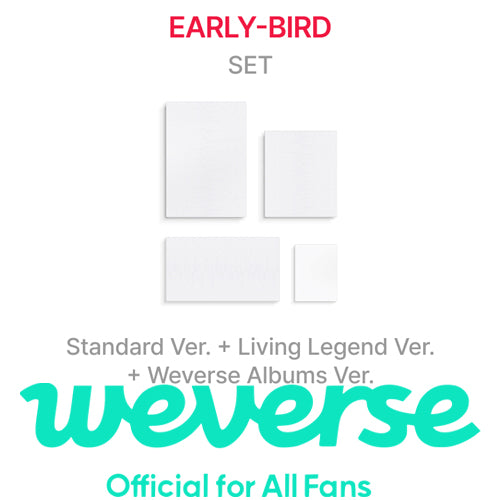 [Early Bird POB][WEVERSE POB] BTS – The 5th Album [ARIRANG] (Set) + (Living Legend Ver.) + (Weverse Albums ver.) Set