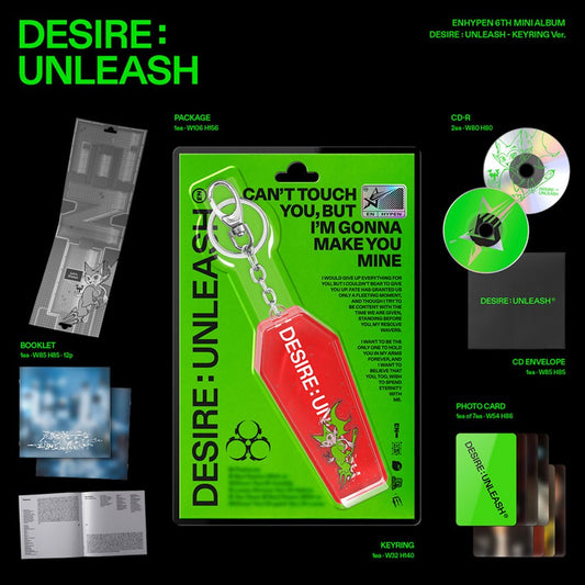ENHYPEN – [DESIRE : UNLEASH] (KEYRING Ver.)