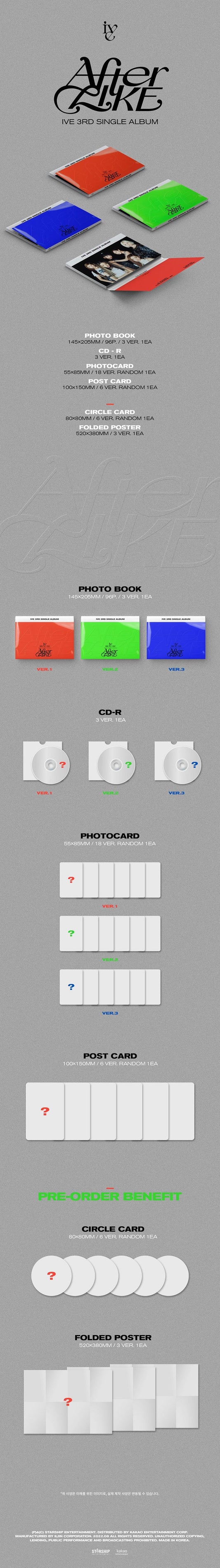 IVE – 3rd Single album [After Like]