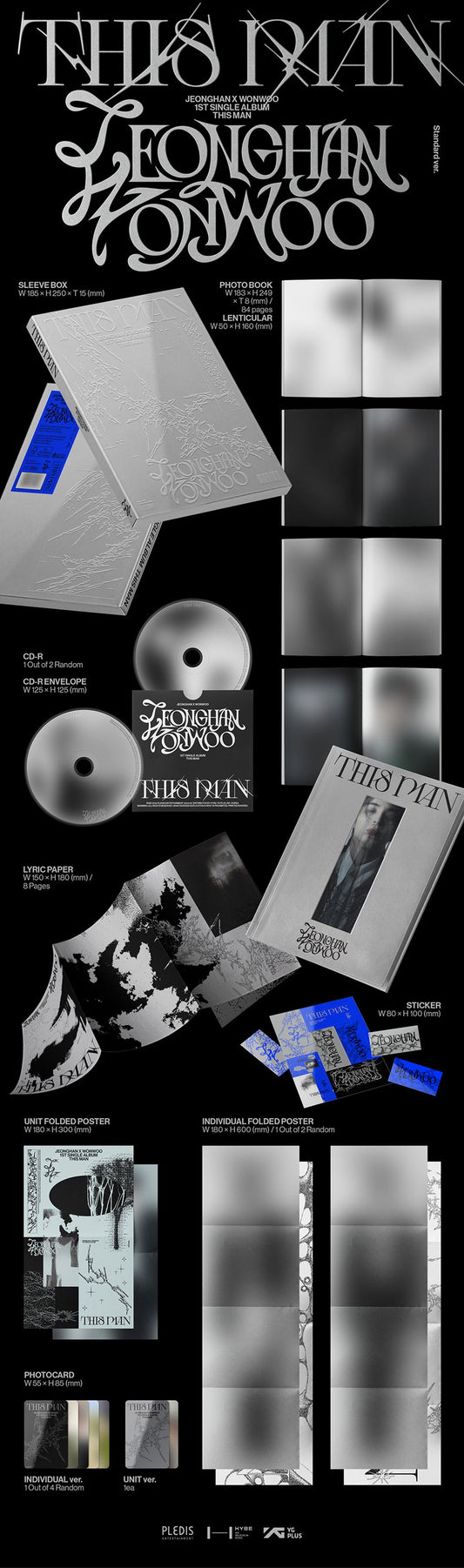 JEONGHAN X WONWOO (SEVENTEEN) – 1st Single Album [THIS MAN]