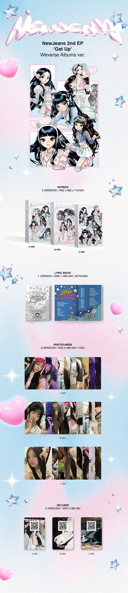NewJeans - 2nd EP [Get Up] (Weverse Albums ver.)