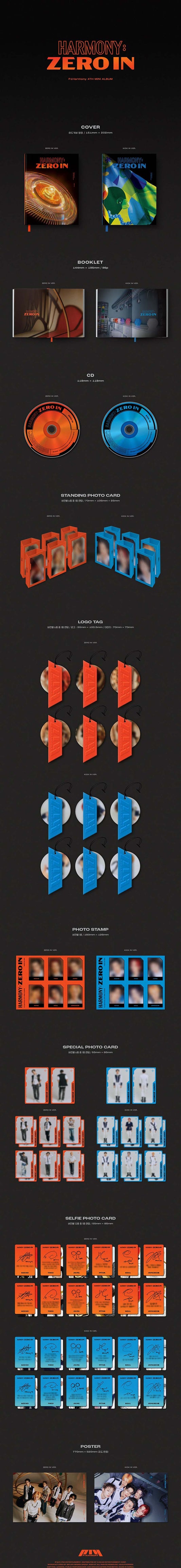 P1Harmony – 4th Mini album [HARMONY : ZERO IN]
