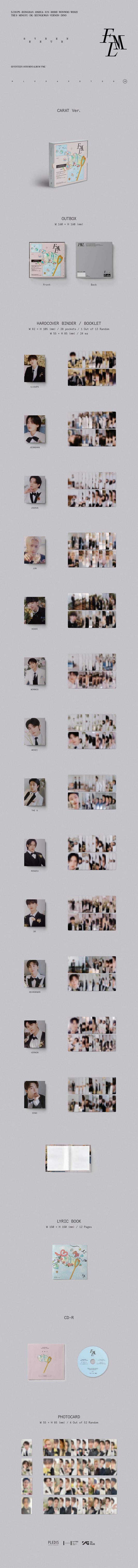 [Release date : 2023-05-] SEVENTEEN – 10th Mini Album ‘FML’ (CARAT Ver.)
