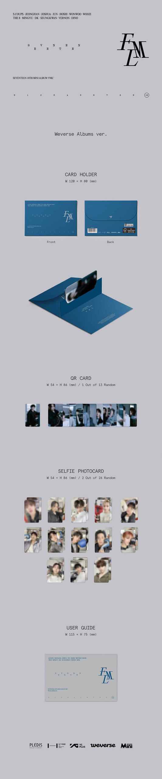 SEVENTEEN – 10th Mini Album ‘FML’ (Weverse Album ver.)