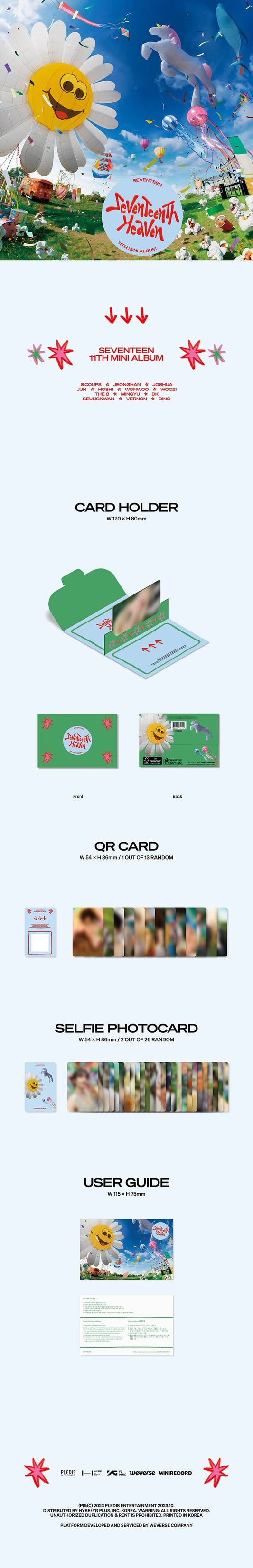 SEVENTEEN – 11th Mini Album [SEVENTEENTH HEAVEN] (Weverse Albums ver.)