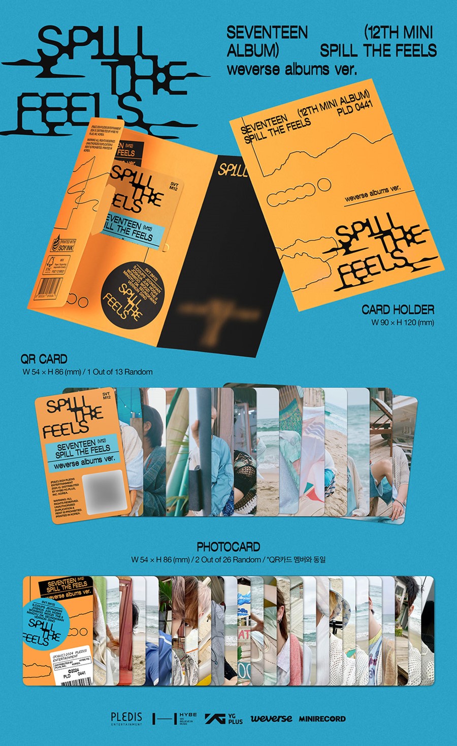 SEVENTEEN – 12th Mini Album [SPILL THE FEELS] (Weverse Albums ver.)