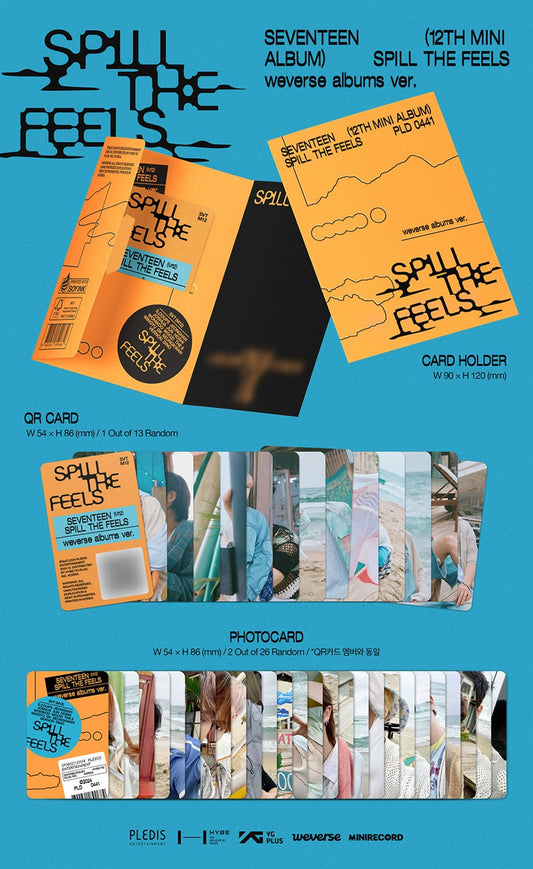 SEVENTEEN – 12th Mini Album [SPILL THE FEELS] (Weverse Albums ver.)