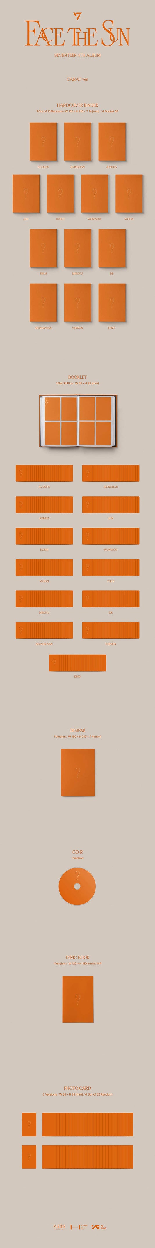 SEVENTEEN – 4th Album [Face the Sun] (CARAT ver.)