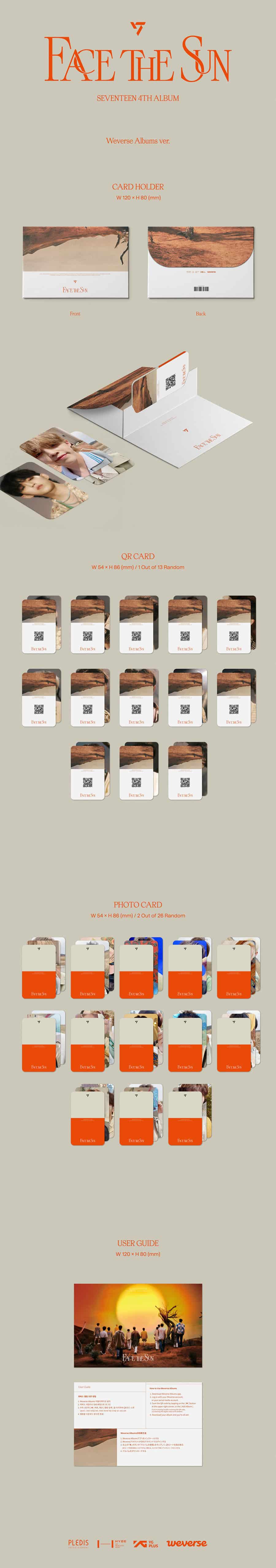 SEVENTEEN – 4th Album [Face the Sun] (Weverse Album ver.)