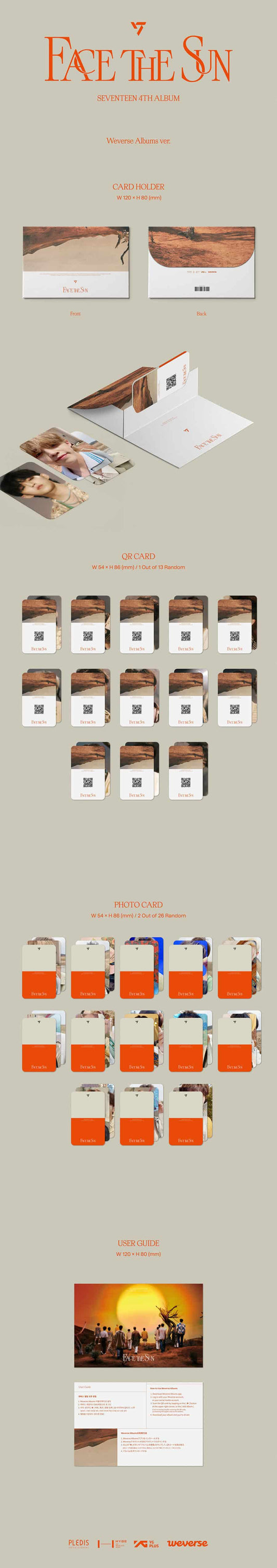 SEVENTEEN – 4th Album [Face the Sun] (Weverse Album ver.)