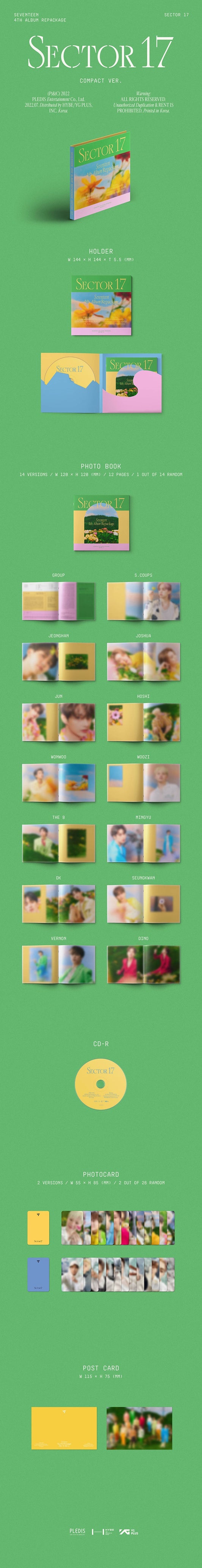 SEVENTEEN – 4th Album Repackage [SECTOR 17] (COMPACT ver.)