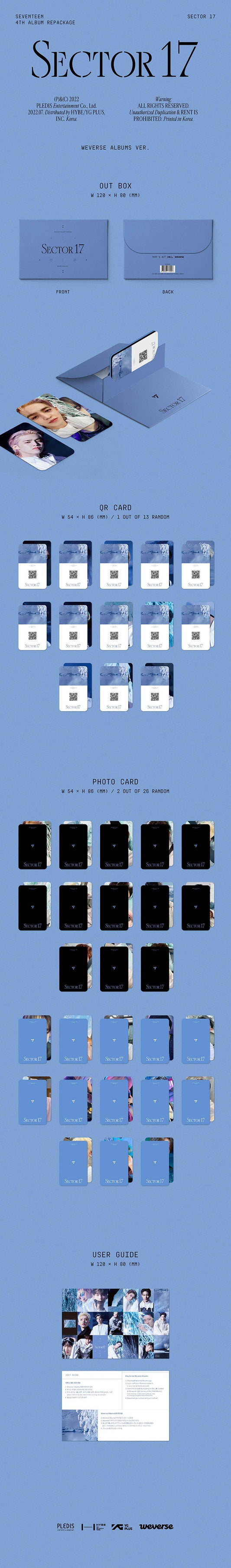 SEVENTEEN – 4th Album Repackage [SECTOR 17] (Weverse Albums ver.)