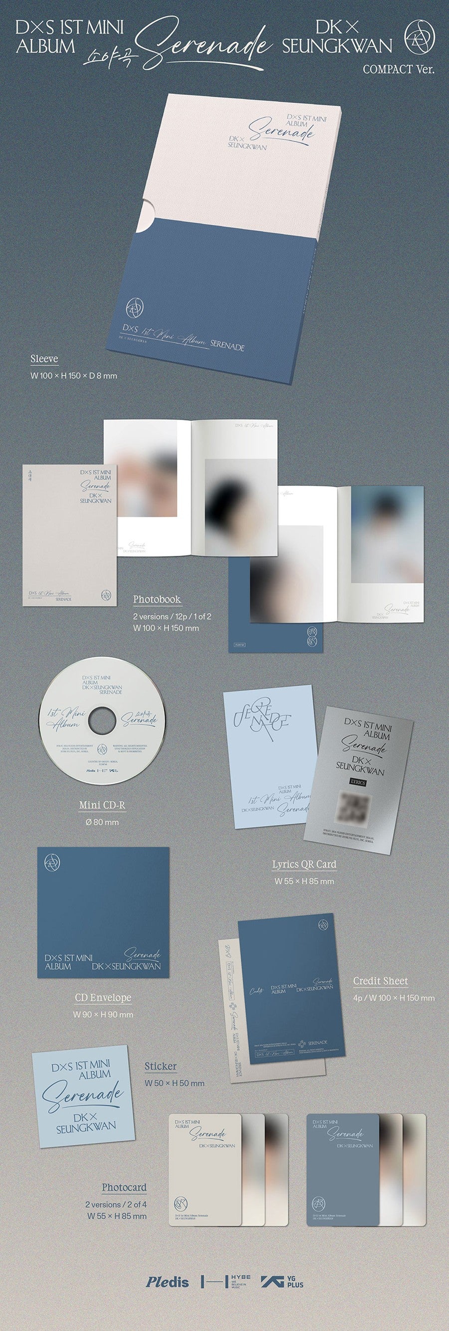 (SEVENTEEN) DK X SEUNGKWAN – 1st Mini Album [소야곡] (COMPACT ver.)