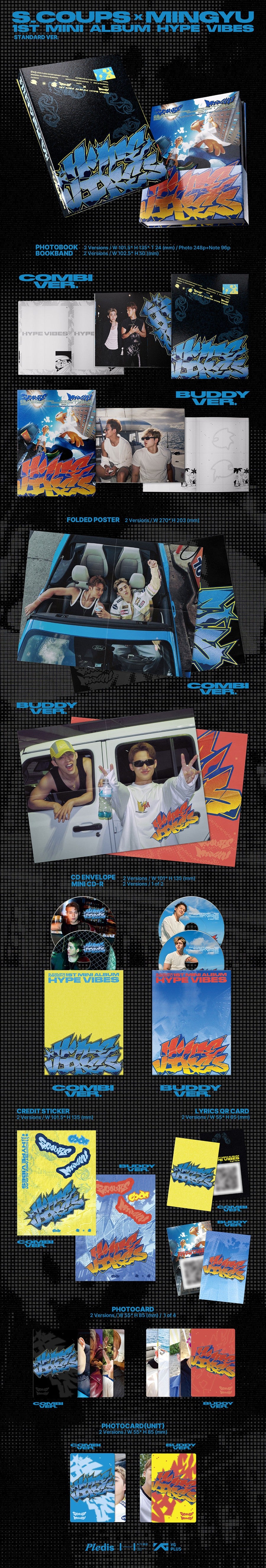 S.COUPS X MINGYU – 1st Mini Album [HYPE VIBES]