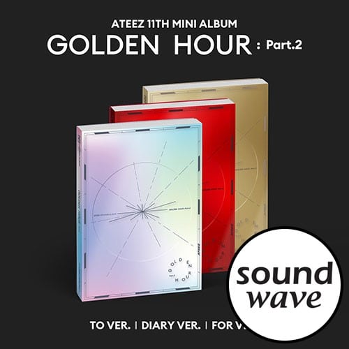 [SOUND WAVE POB] ATEEZ – 11th Mini Album [GOLDEN HOUR : Part.2] (SET)