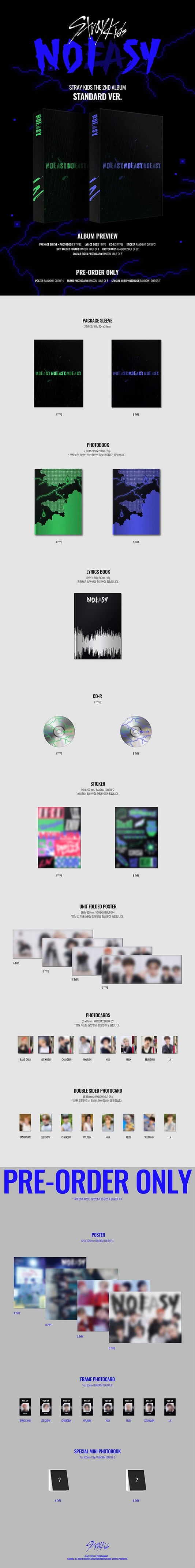 STRAY KIDS – The 2nd Full album [NOEASY] (Standard ver.)