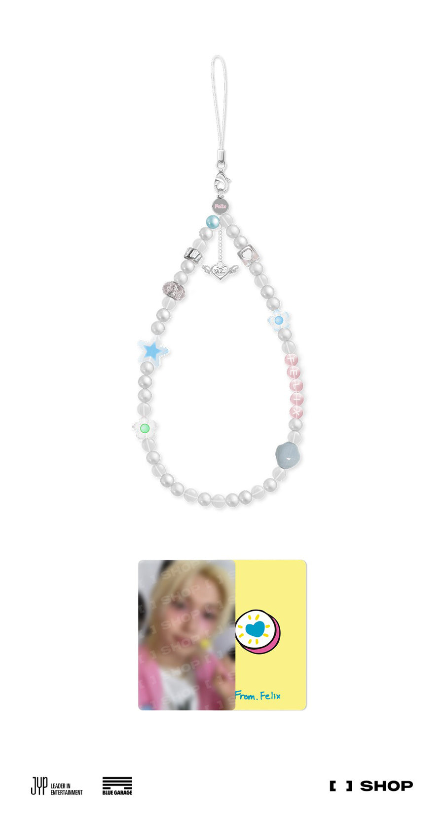Stray kids dominATE : celebrATE MD BEADS STRAP by Felix