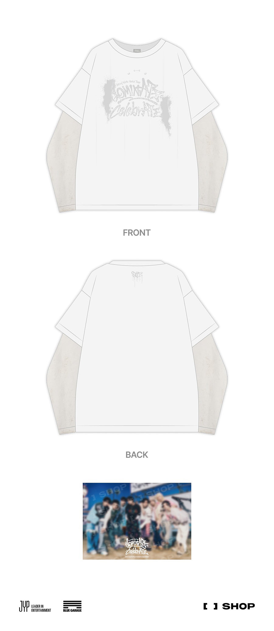 Stray kids dominATE : celebrATE MD LAYERED LONG SLEEVE