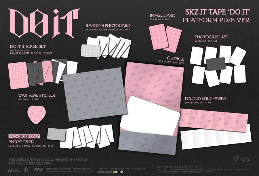 Stray Kids – SKZ IT TAPE [DO IT] (PLATFORM PLVE VER.) [POB OPTIONS]