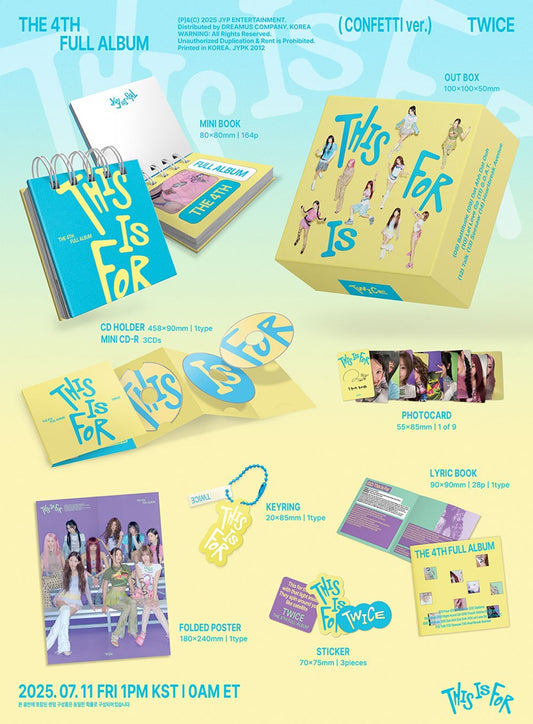 TWICE – 4th Album [THIS IS FOR] (CONFETTI ver.)