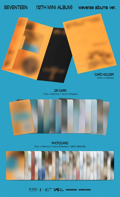 SEVENTEEN - 12th Mini Album [SPILL THE FEELS] (Weverse Albums ver.)